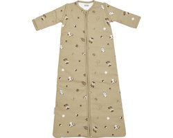 Meyco Baby Forest Animals baby slaapzak met afritsbare mouwen - sand - 110cm - 2.5 TOG