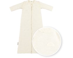 Meyco Baby Studio Collection Clouds Baby Slaapzak Met Afritsbare Mouwen - Natural - 70cm - 2.5 TOG