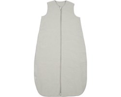 Meyco Baby Uni Baby Slaapzak Gevoerd - Pre-washed Hydrofiel - Greige - 110cm - 2.0 TOG