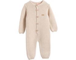 Minora gebreide baby kleding jongens-Unisex boxpakje- Baby kleding meisjes- Maat 62/ 1-3 Maanden-Newborn overalls winter- Baby kleding jongens-Beige-Kraamcadeau - Babyshower Cadeau- Sinterklaas