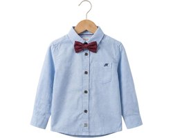 Minoti - Baby Feest Overhemd met vlinderstrik - Maat 18-24 mnd - 86/92