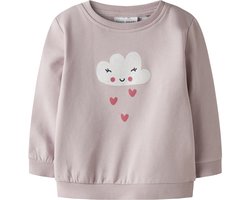 NAME IT - NBFVRILLIE LS SWEAT BOX BRU - Baby - Vesten
