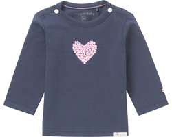 Noppies Meisje Tee Natick - Navy - Maat 56