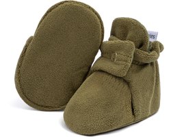 Steppies - Baby Slofjes voor Jongens en Meisjes - Groen - 3-6 Maanden (10cm) - Schoenmaat 16-17