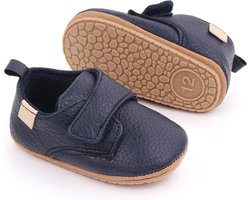 Steppies - Babyschoentjes PU Leer - Donkerblauw - 6-12 maanden - Maat 18-19