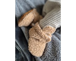 Steppies - Babyslofjes Teddy - Bruin - 12-18 maanden - Maat 20-21