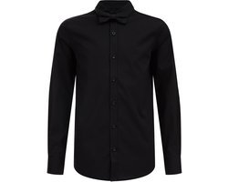 WE Fashion Jongens overhemd met afneembare vlinderdas