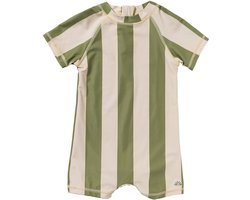 Wide Stripe | Shortsleeve Swimsuit