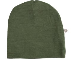 Wollen baby muts - Merinowol - Rifle Green 56