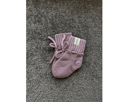 Adalletti Merino wol booties Pink | Merino slofjes | Merino sokken | baby | baby slofjes