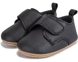 Baby schoentjes – Babyschoenen - PU Leer - Maat 20 - 13 cm - Zwart
