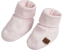 Baby's Only Slofjes Melange - Classic Roze - 0-3 mnd - 100% ecologisch katoen - GOTS
