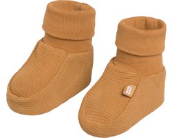 Baby's Only Slofjes Pure - Caramel - 3-6 mnd - 100% ecologisch katoen - GOTS