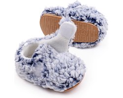 Babyschoentjes – Eerste loopschoentjes - Antislip Zool - Maat 20-21 - 13cm - Blauw