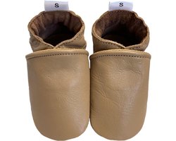 BabySteps babyslofjes Effen Camel Bruinmaat 24/25