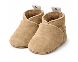 Babysteps - Babyslofjes - Suede - Beige - maat 22/23