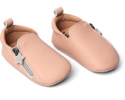BabySteps NOX Eerste Loopschoentjes Blush – Leer – Licht & Flexibel – Antislip Zool – Voor Binnen & Buiten – Ritssluiting – Roze – Maat 21