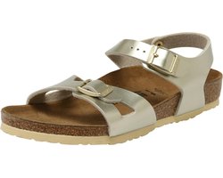 Birkenstock - Meisjes Sandalen Rio Kids Electric Metallic Gold (narrow) - Goud - Maat 25