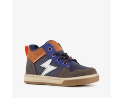Blue Box hoge jongens sneakers blauw oranje - Maat 23
