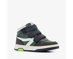 Blue Box hoge jongens sneakers grijs groen - Maat 24