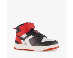 Blue Box hoge jongens sneakers zwart rood - Maat 26