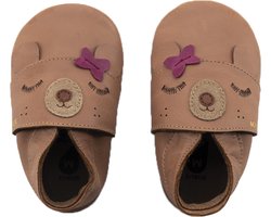 Bobux Soft Soles - Baby Slofjes Leer - Mama Bear Caramel - Maat 22