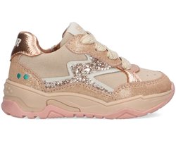 BunniesJR 225876-974 Meisjes Lage Sneakers - Roze - Leer - Veters