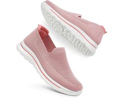 Dames Slip-on Sneakers in Mesh voor hardlopen, sport en vrije tijd