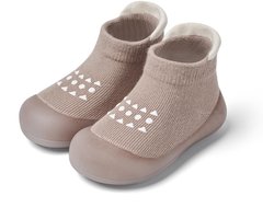 Kraftverdia Baby Schoentjes - Unisex - Anti-slip, Zachte Zool - Comfortabel en Ademend - Maat 22/23 - 13cm - Grijs