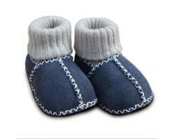 Lamsvacht Babyslofjes gevoerd met lamswol