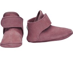Lodger Leren babyschoentjes maat 19 - Walker Leather - Soepel Leer - Klittenbandsluiting - Perfecte Pasvorm - Roze - 12-15M - antislip