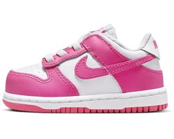 Nike Dunk Low - Kinder - Sneakers - Wit/Roze - Maat 26