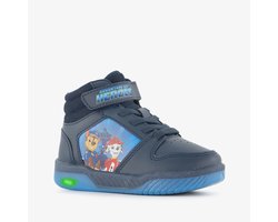 Paw Patrol hoge jongens sneakers met lichtjes blauw - Maat 24