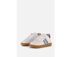 Shoesme wit-blauw sneakertje