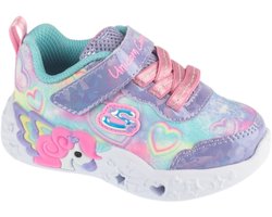 Skechers Unicorn Charmer - Lil Heart Sparkles, voor meisje, Purper, Sneakers, maat: 21