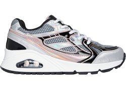 Skechers Uno Gen1-Platinum Flash Meisjes Sneakers - Zilver