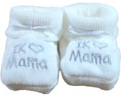 Slofjes I love Mama