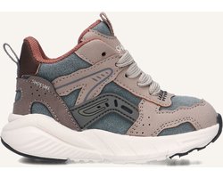 Sneakers | Jongens | Taupe Blue Brown | Sportvoering | Shoesme | Maat 24