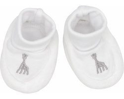 Sophie de giraf - babyslofjes - wit - 1-3 Maanden - babyshower - Kraamcadeau