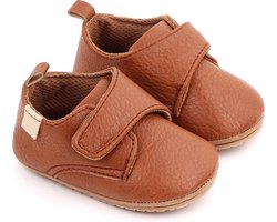 Steppies - Babyschoentjes PU Leer - Bruin - 12-18 maanden - Maat 20-21