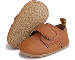Steppies - Babyschoentjes PU Leer - Bruin - 6-12 maanden - Maat 18-19