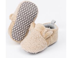 Steppies - Babyslofjes met Antislip - Beige - 3-6 maanden - Maat 16-17