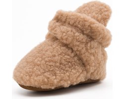 Steppies - Babyslofjes Teddy - Bruin - 12-18 maanden - Maat 20-21