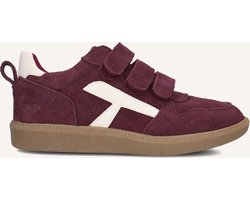 Ton & Ton Jongens Lage sneakers Filip - Bordeaux - Suède - Maat 27