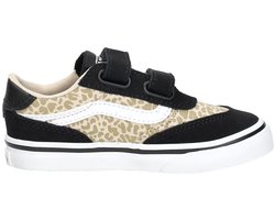 Vans Brooklyn LS V Leopard Sneakers - Meisjes - Zwart - Maat:24