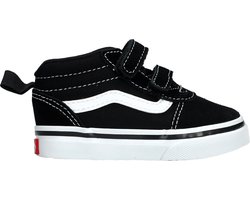 VANS TD Ward Mid V (SUEDE/CANVAS)BLACK/WHITE -Maat 20