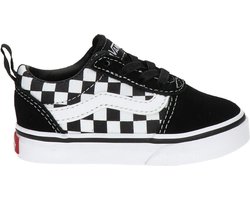 VANS TD Ward Slip-On (CHECKERED) BLACK/TRUE WH -Maat 22