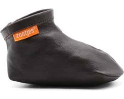 Zootjes - babyslofjes - chocolade brown - bio leer