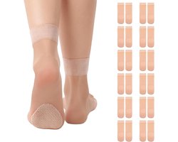 12 paar transparante enkelsokken voor dames - nylon sokken - dunne zachte panty's