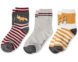 3er-Pack Sokken voor Baby Jongens met Vos Motief